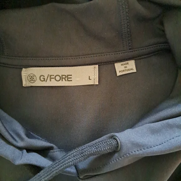 G/FORE Dark Gray Hoodie with Logo